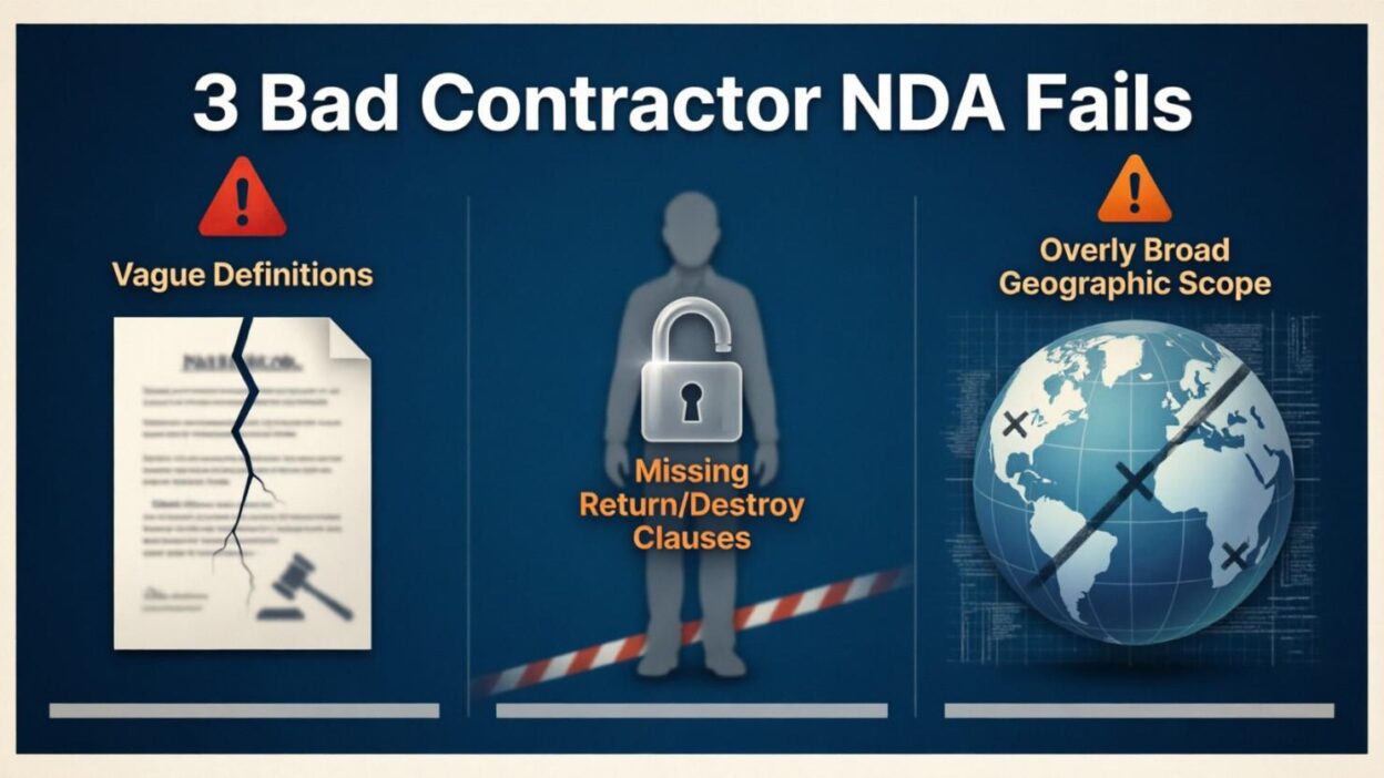 3 Bad Contractor Non Disclosure Agreement Fails