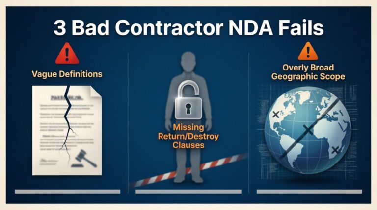 3 Bad Contractor Non Disclosure Agreement Fails