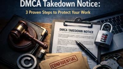 DMCA Takedown Notice: 3 Proven Steps to Protect Work.