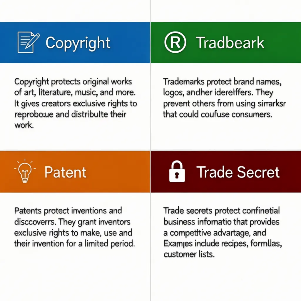 Four Types of Intellectual Property Violations Explained