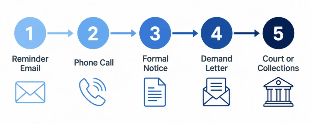 how to invoice client who ignores you